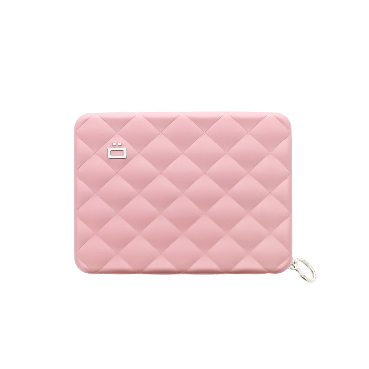 OGON Aluminum Wallet Quilted Passport - Pink